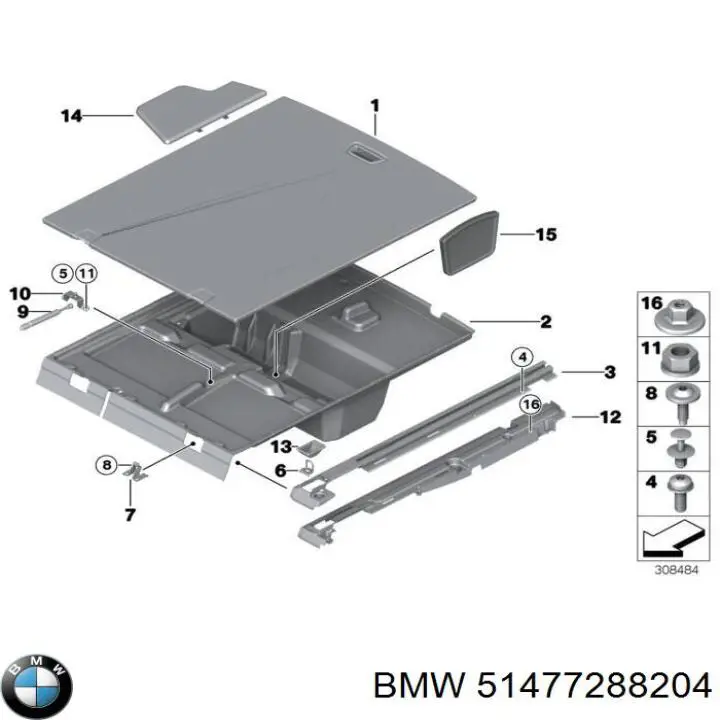  BMW 51477288204 цена, от 8.87 USD