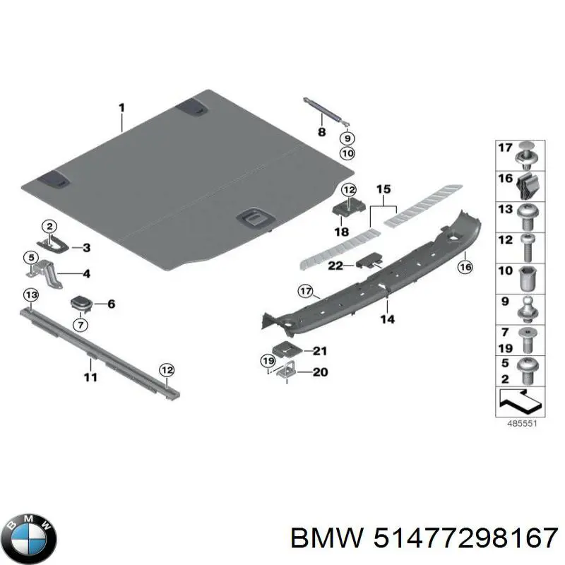  BMW 51477298167 цена, от 30.41 USD