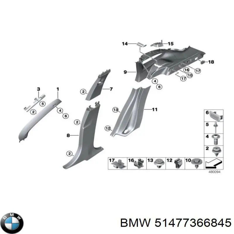 51477366845 BMW 