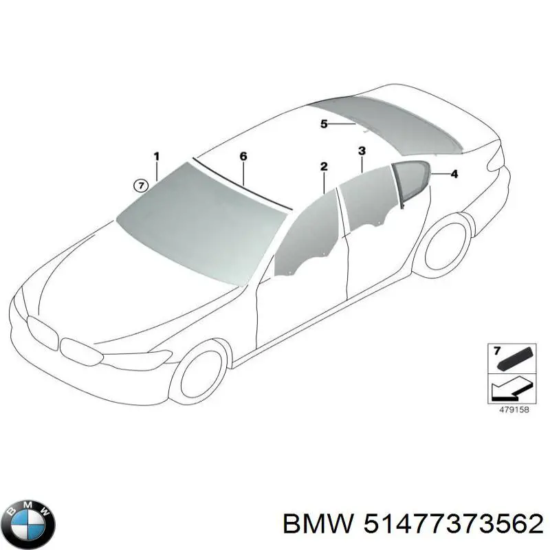 Облицовка багажного отсека нижняя 51477373562 BMW