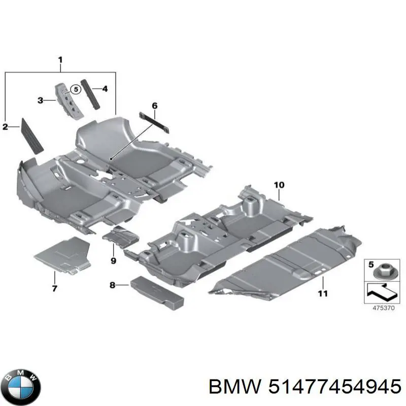 Купить 51477454945 BMW 