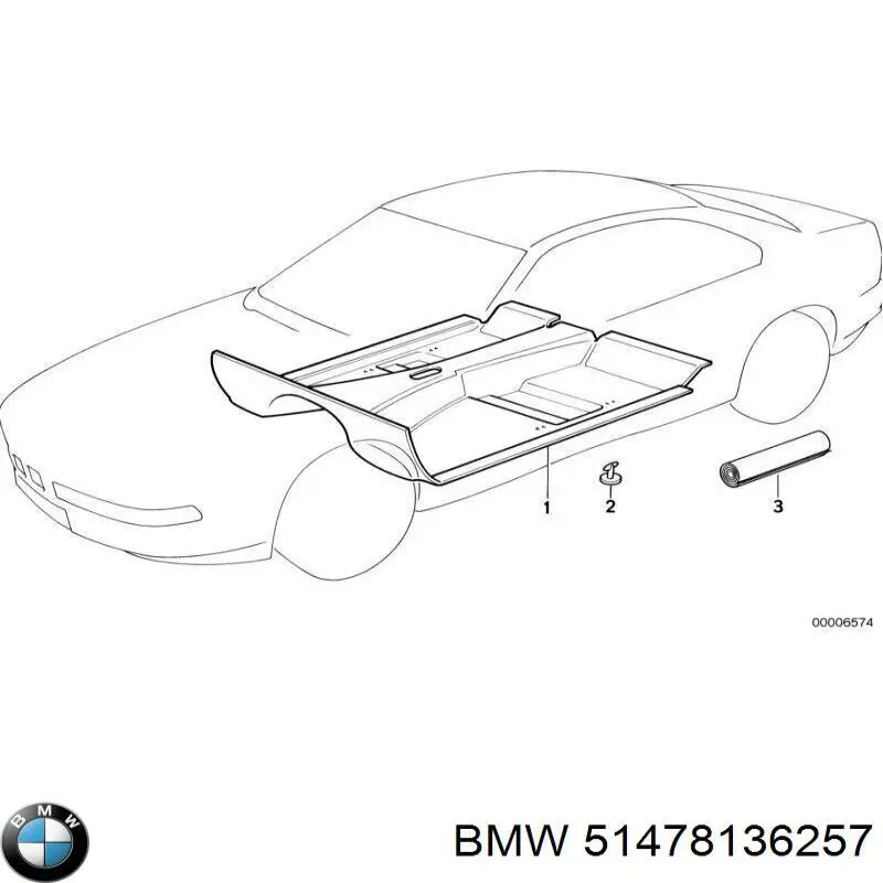 Купить 51478136257 BMW 