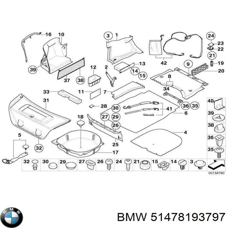 Купить 51478193797 BMW 