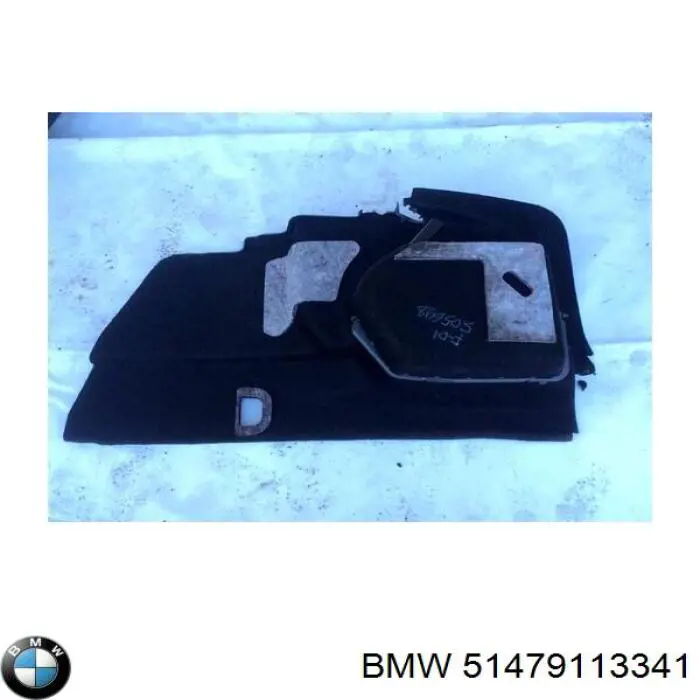 Cobrimento esquerdo da seção de bagagem para BMW 7 (F01, F02, F03, F04)