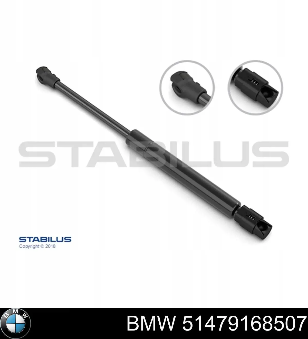 233051 Stabilus Амортизатор полки багажника