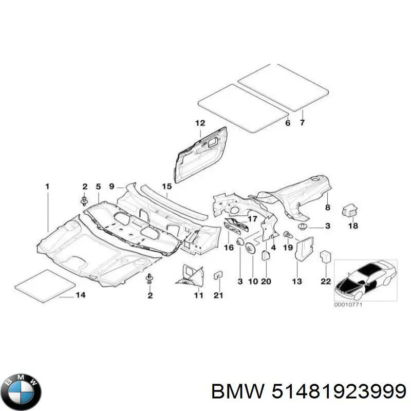  BMW 51481923999 цена, от 3.25 USD