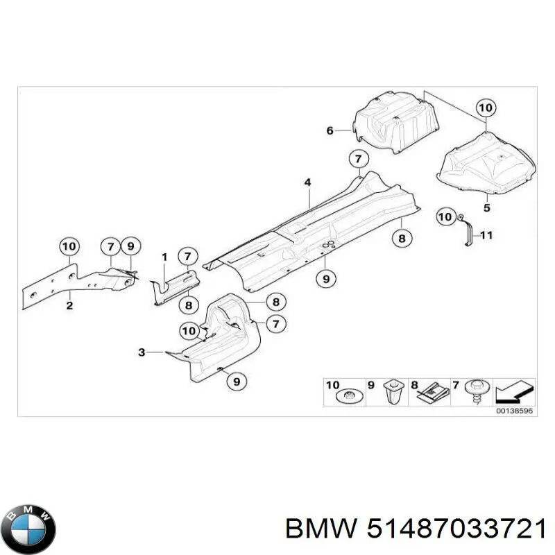 Купить 51487033721 BMW 