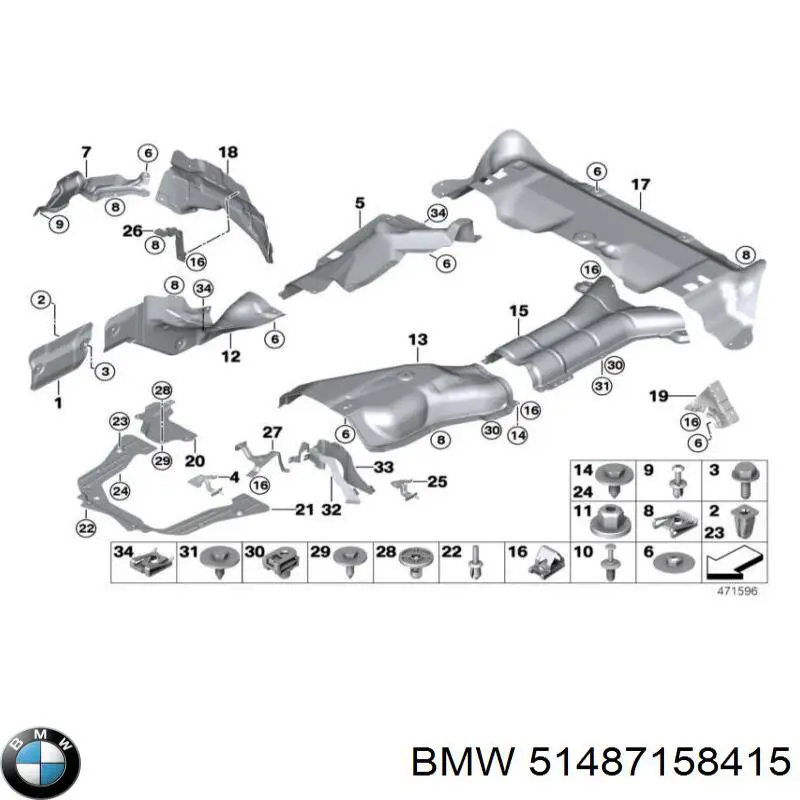  51487158415 BMW