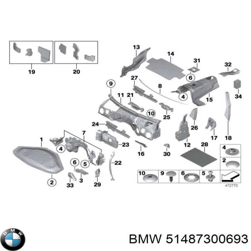  BMW 51487300693 цена, от 12.70 USD