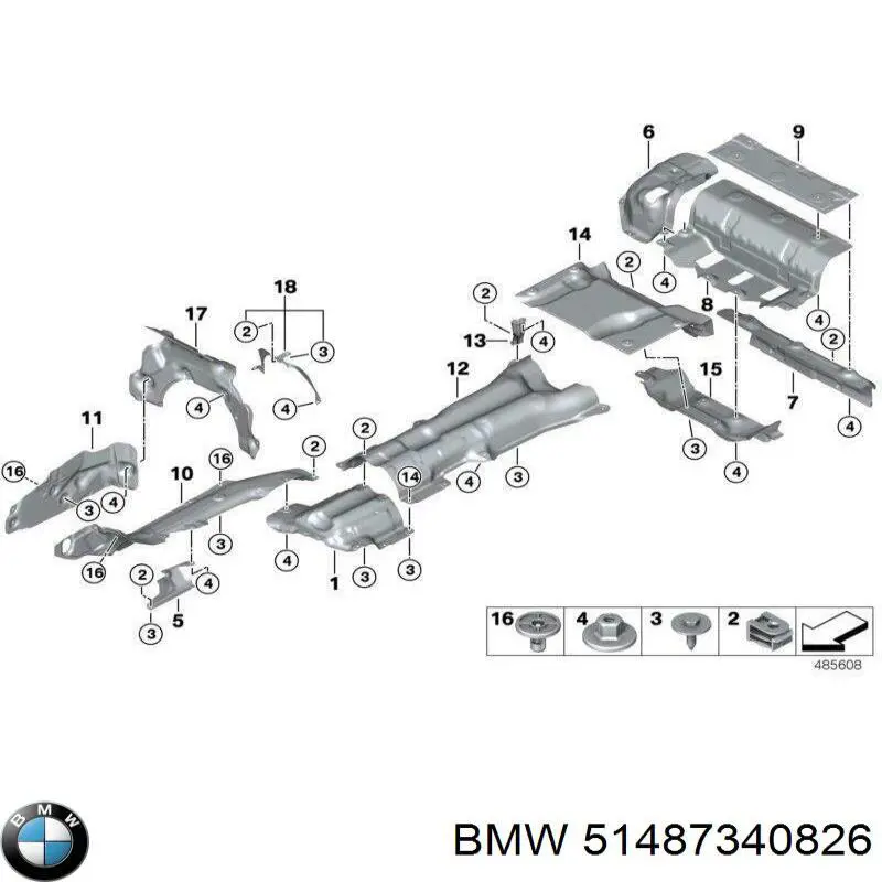  BMW 51487340826 цена, от 92.94 USD