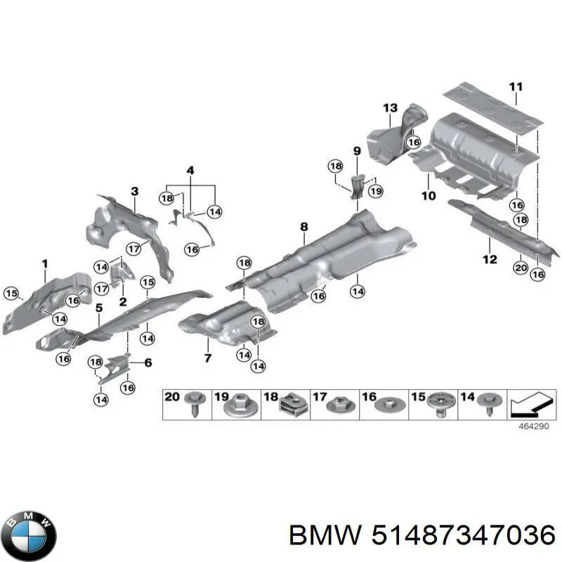  BMW 51487347036 цена, от 8.06 USD