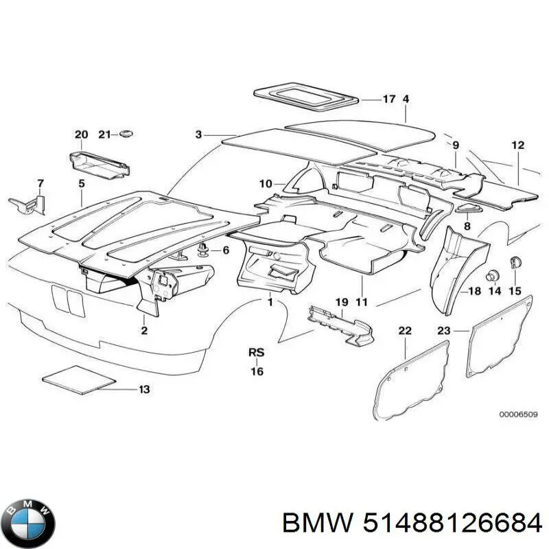 Шумка капота на BMW 5  E34