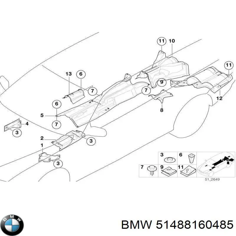  BMW 51488160485 цена, от 14.11 USD