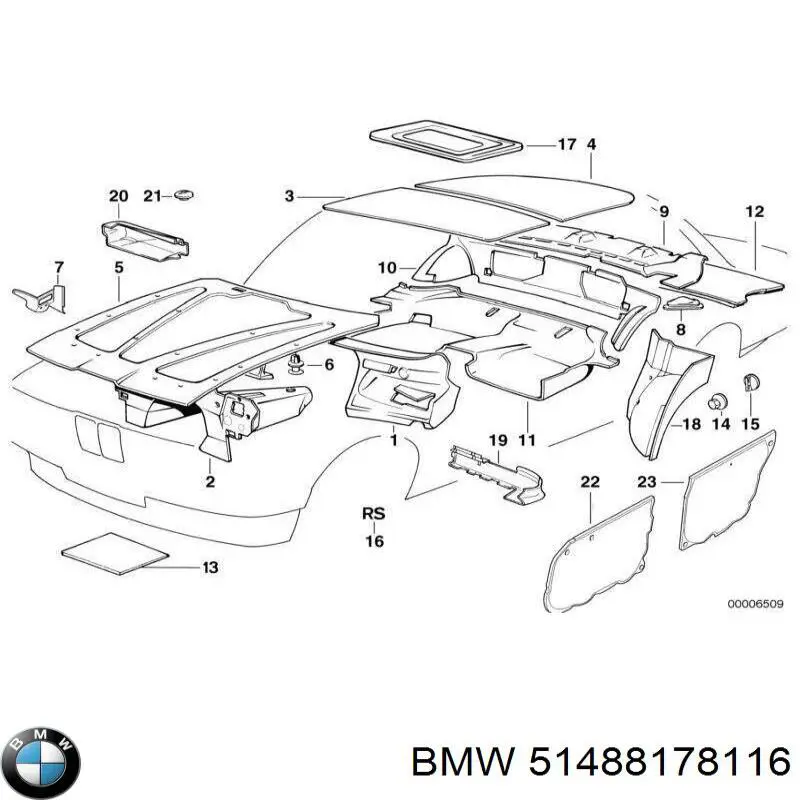  BMW 51488178116 цена, от 38.15 USD
