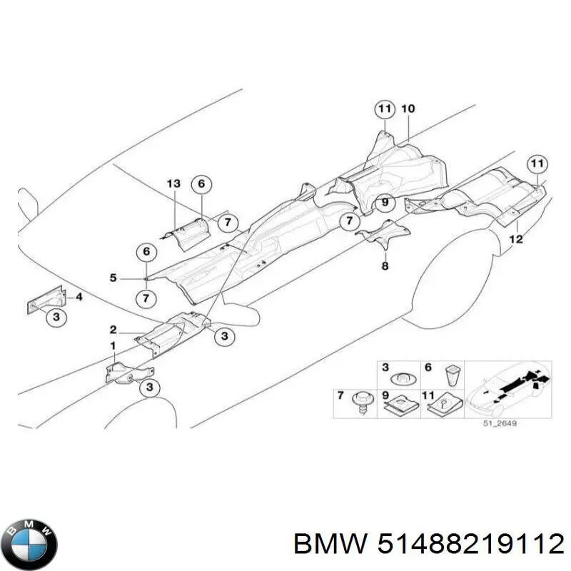  BMW 51488159510 цена, от 32.69 USD
