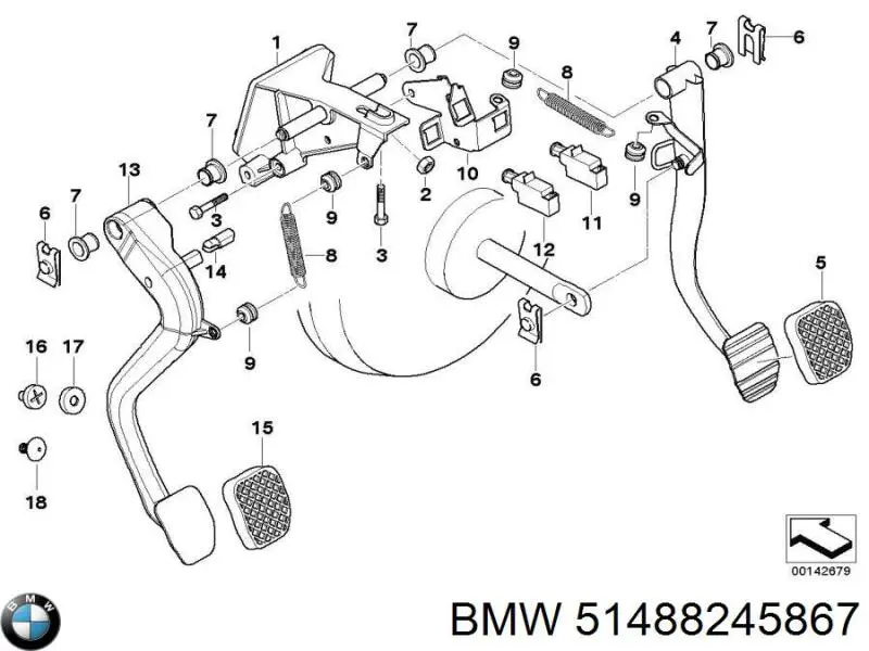 Купить 51488245867 BMW 