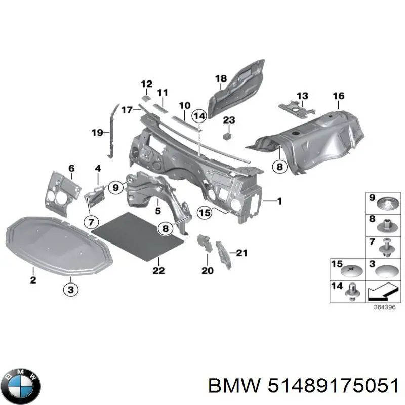 Шумоизоляция капота 7135146 Autotechteile