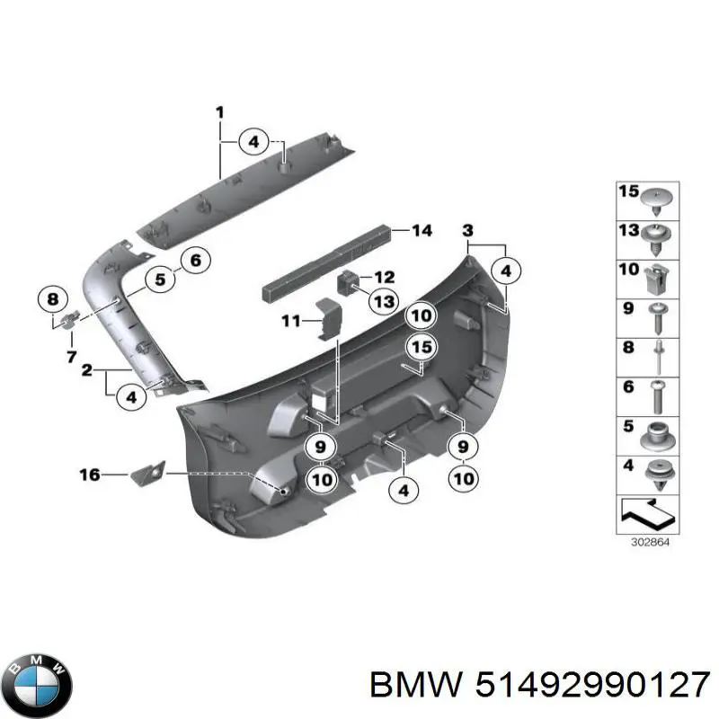 51492990127 BMW 