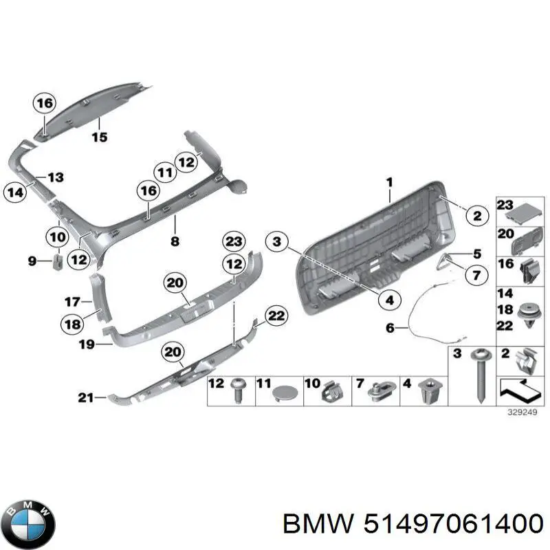  BMW 51497061400 цена, от 36.74 USD