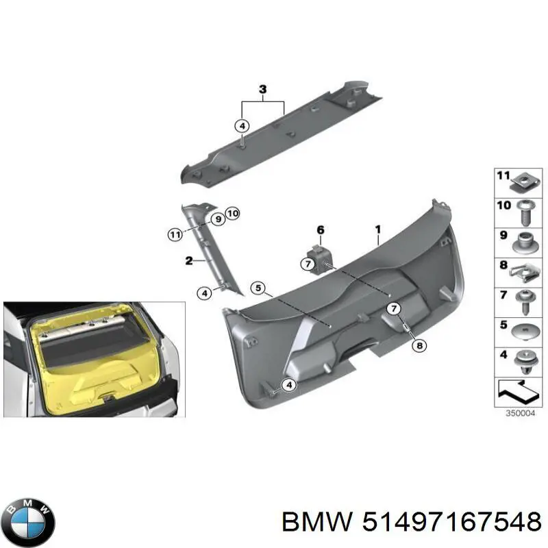  BMW 51497167548 цена, от 11.29 USD