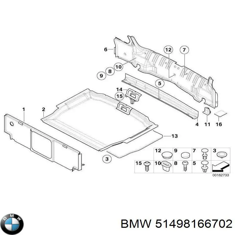 Купить 51498166702 BMW 