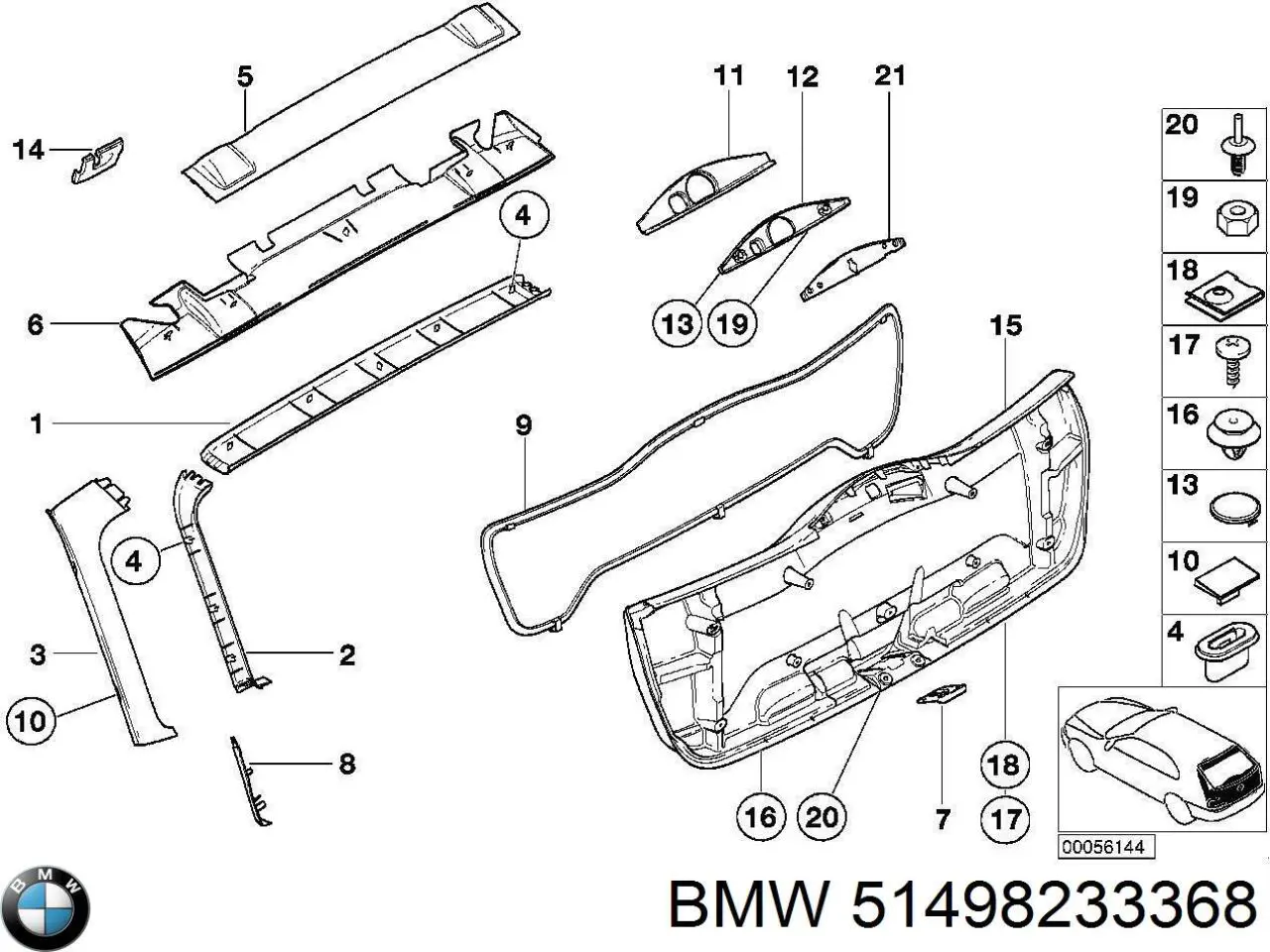  51498233368 BMW