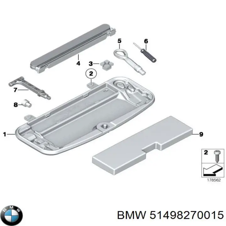  BMW 51498270015
