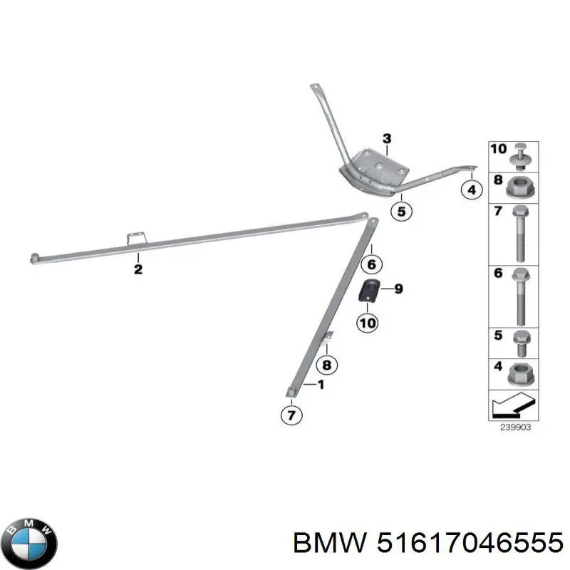  BMW 51617046555 цена, от 14.11 USD