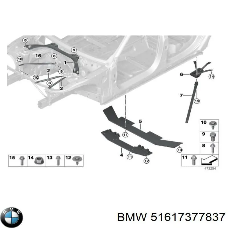 51617377837 BMW braço oscilante inferior esquerdo de suspensão dianteira