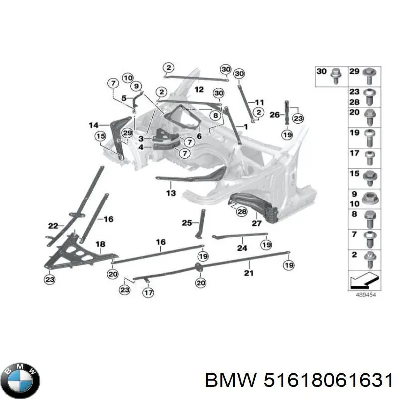  BMW 51618061631 цена, от 1981.07 USD