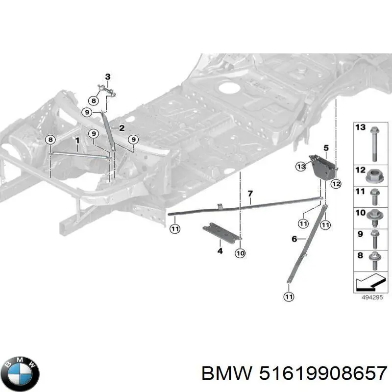  51619908657 BMW