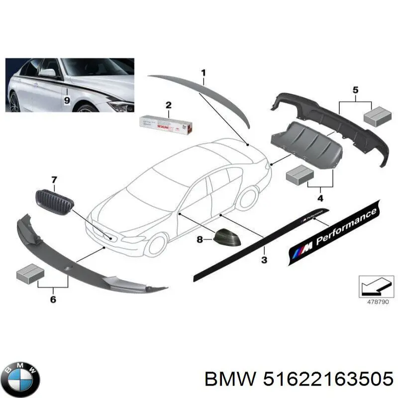  51622163505 BMW