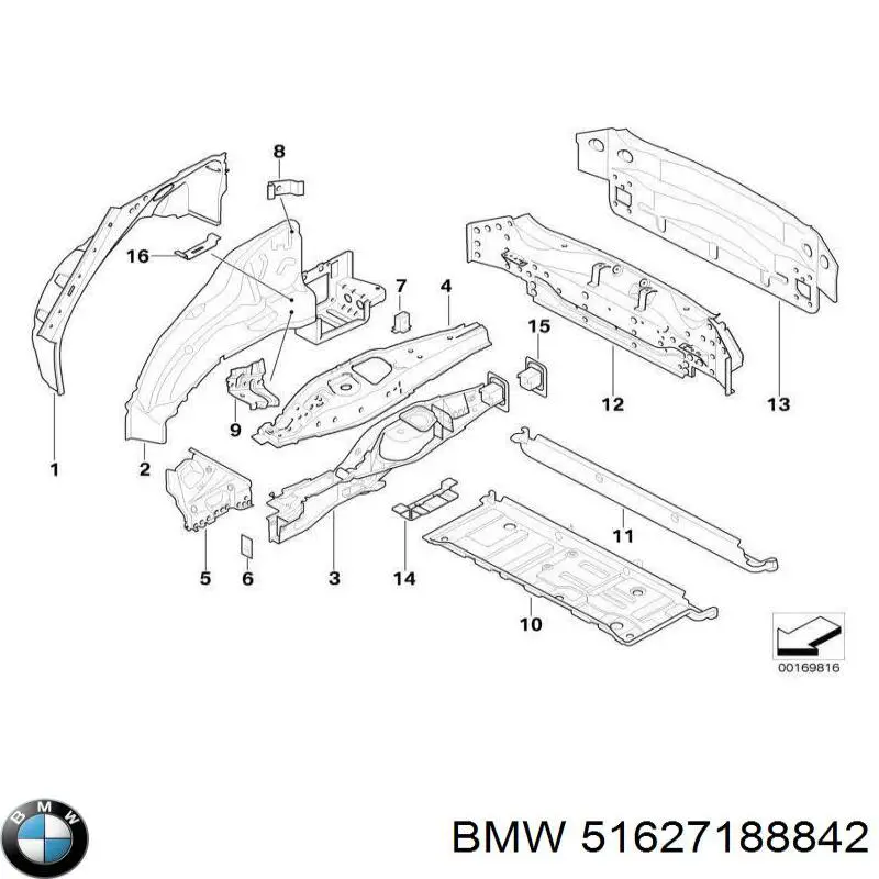  BMW 51627188842 цена, от 22.86 USD