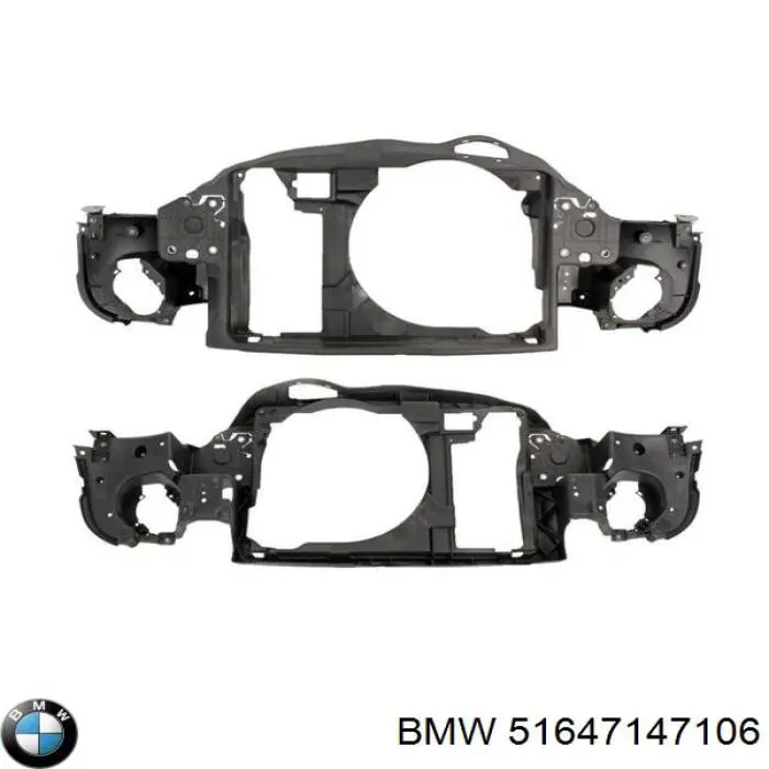 Рамка радиатора 51647147106 BMW