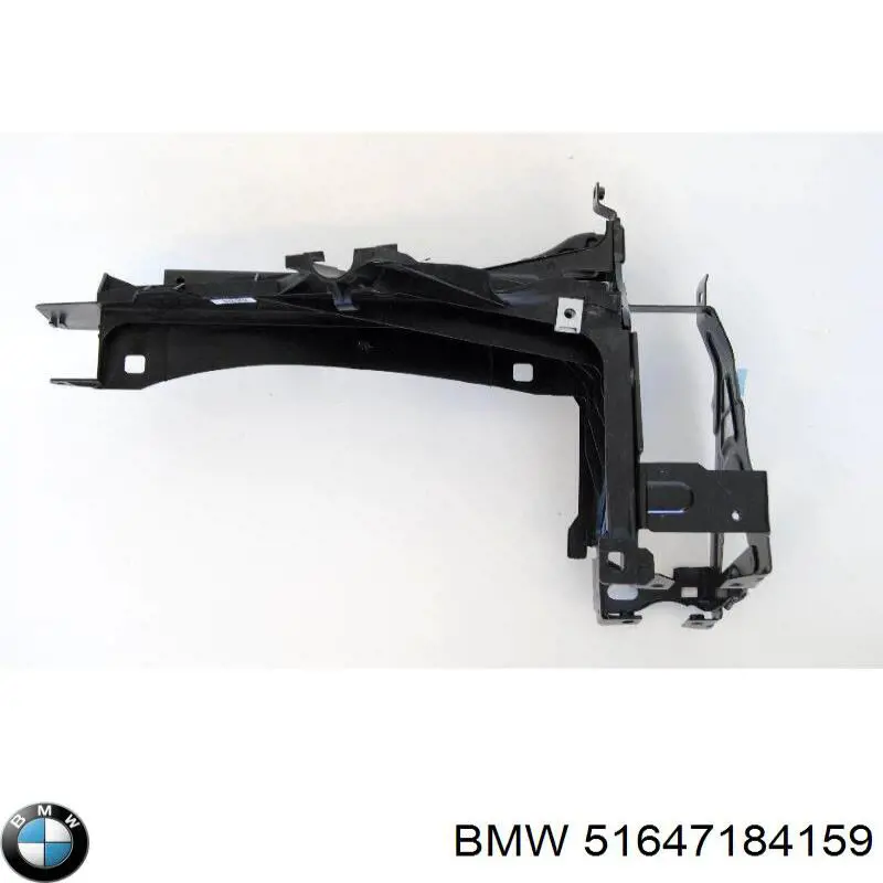 51647184159 BMW consola do pára-choque dianteiro esquerdo