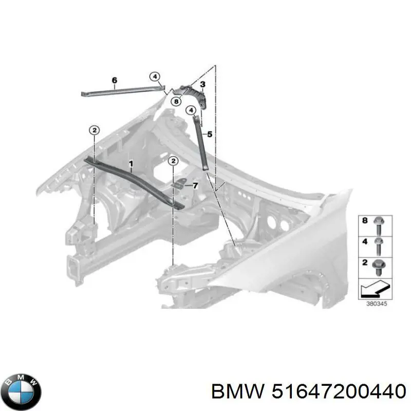  BMW 51647200440 цена, от 6.35 USD