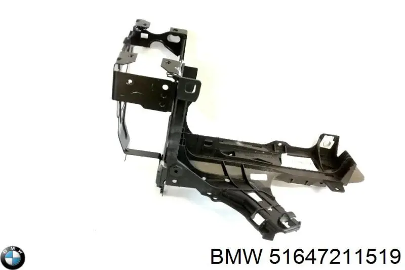 51647211519 BMW consola do pára-choque dianteiro esquerdo