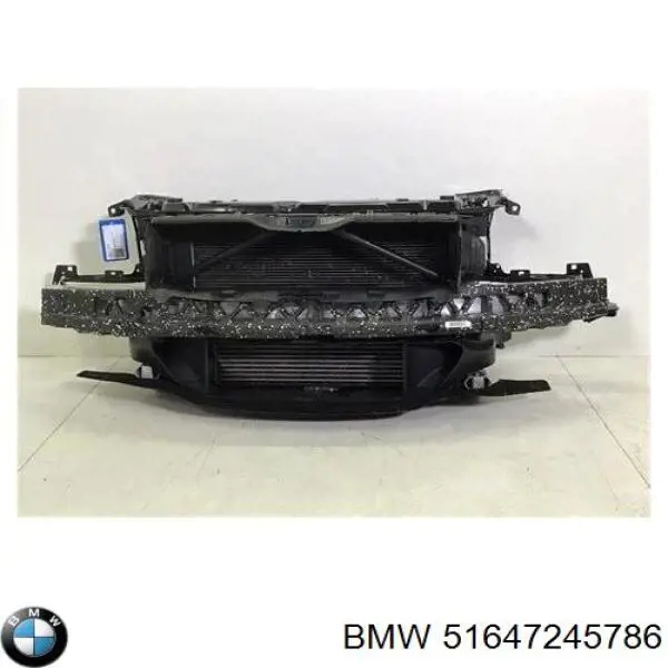 Суппорт радиатора верхний (монтажная панель крепления фар) BMW 51647245786
