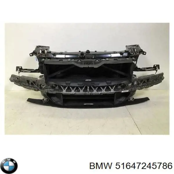 Soporte de radiador superior (panel de montaje para foco) 51647245786 BMW