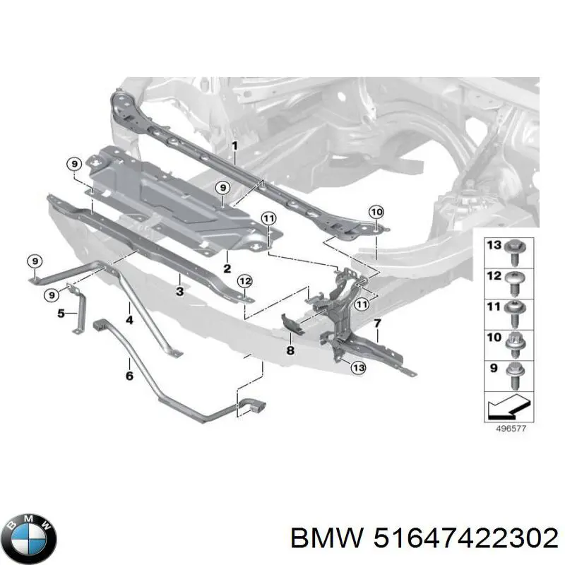  51647422302 BMW