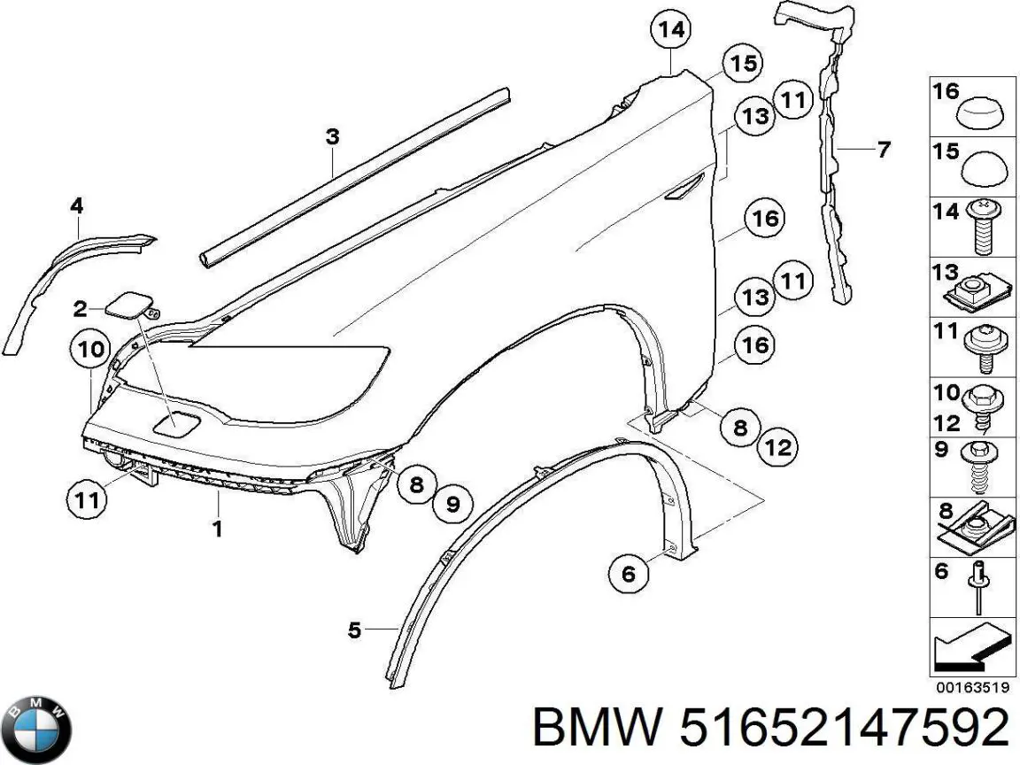  51652147592 BMW