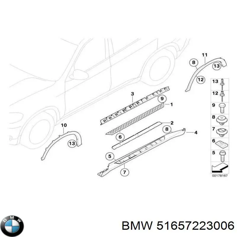 51657223006 BMW consola do injetor de fluido para lavador das luzes