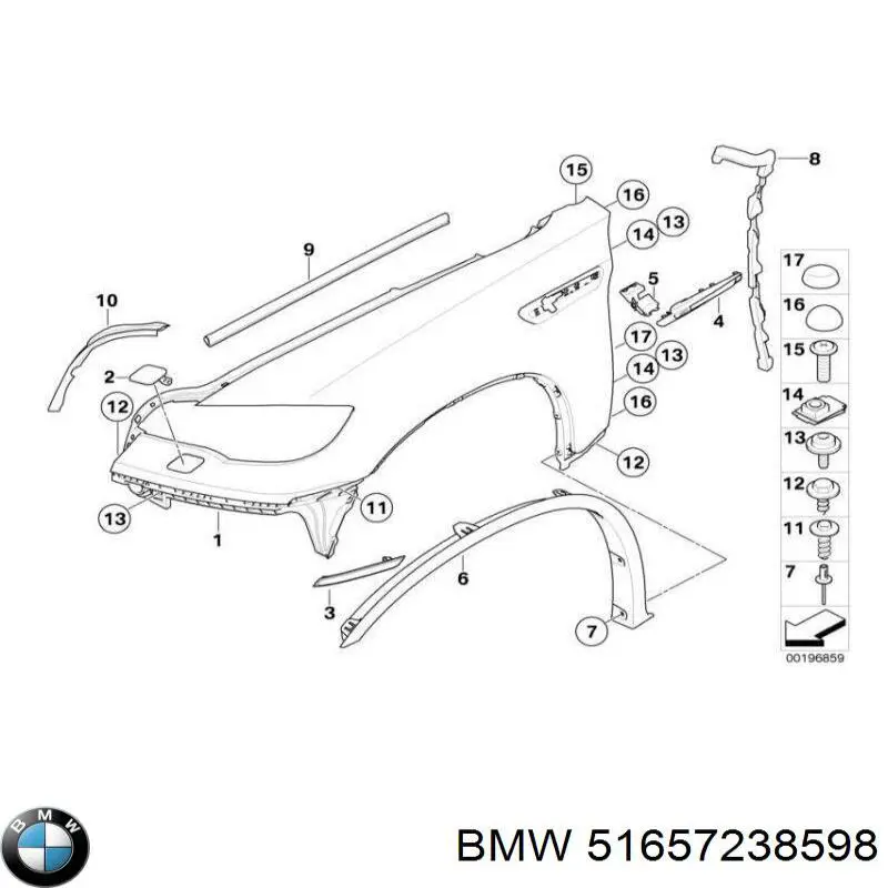  BMW 51657238598 цена, от 934.75 USD