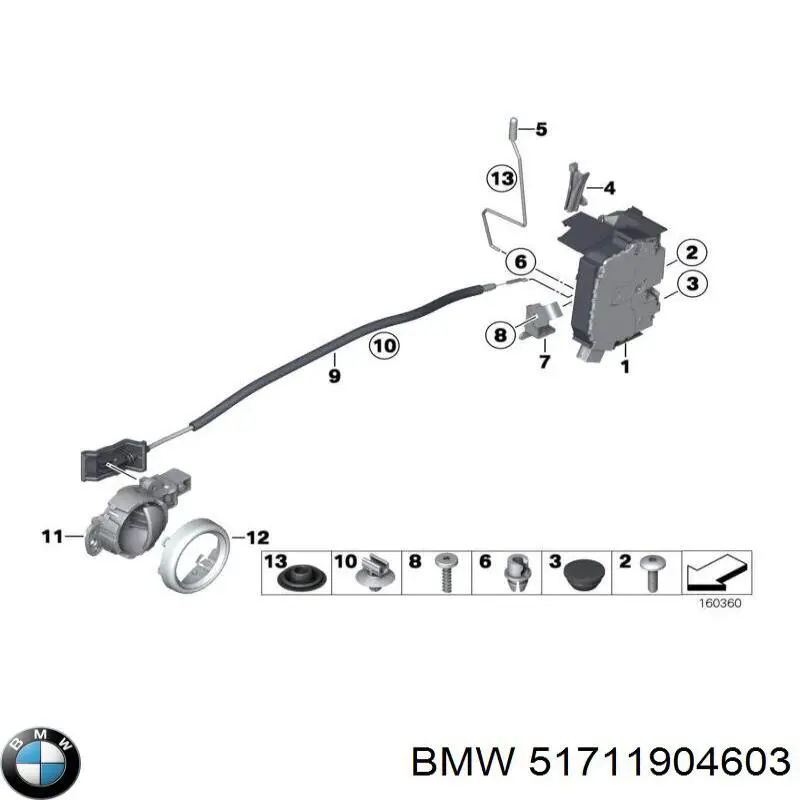  BMW 51711904603 цена, от 0.78 USD