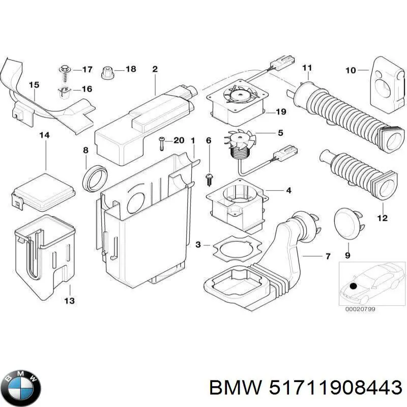  BMW 51711908443 цена, от 300.54 USD