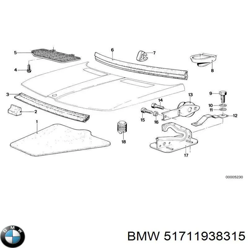  BMW 51711938315 цена, от 1.72 USD