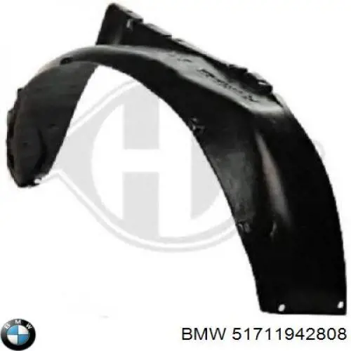 Подкрылок передний правый 51711942808 BMW