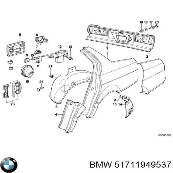 51711949537 BMW 