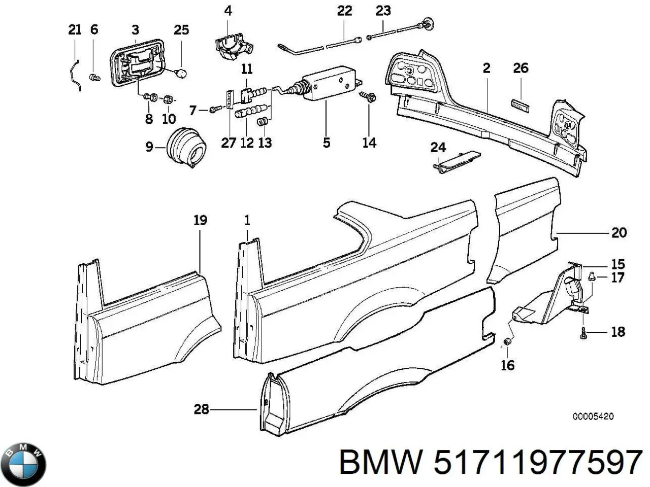  51711977597 BMW