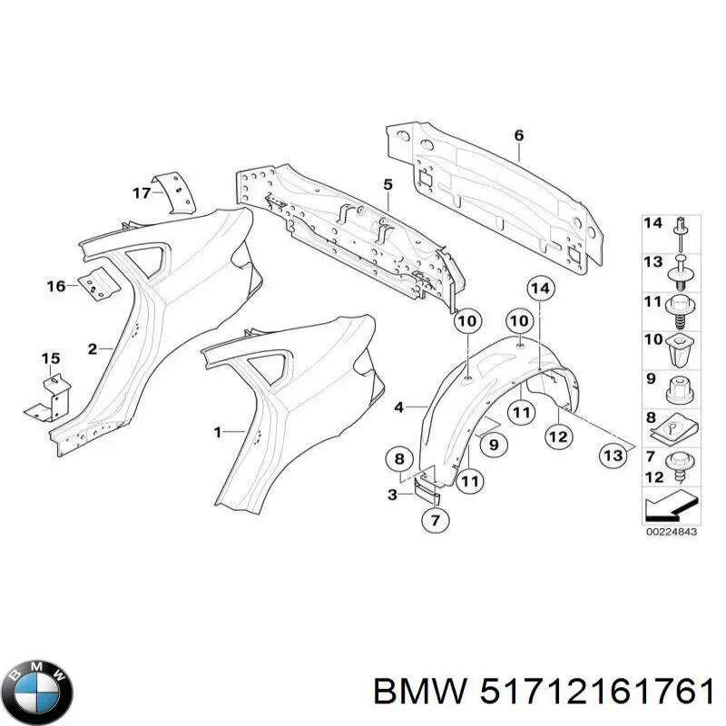  51712161761 BMW